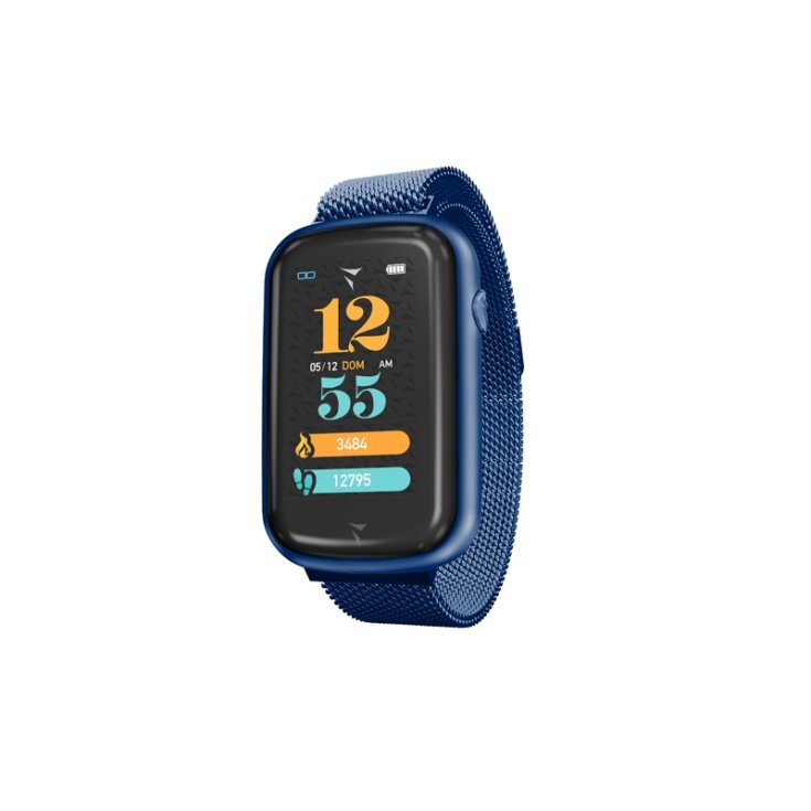 SMARTWATCH STEPS MAGLIA BLU