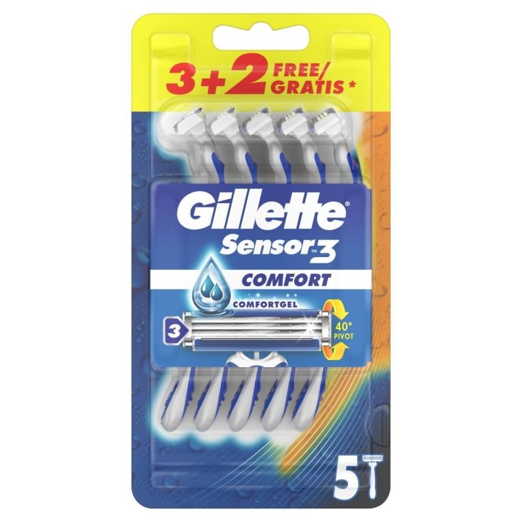 GILLETTE SENSOR3 COMFORT 3+2PZ