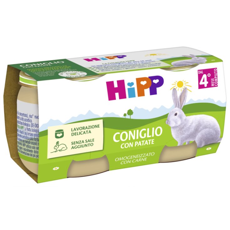 HIPP OMOG CONIGLIO VERD 2X80G