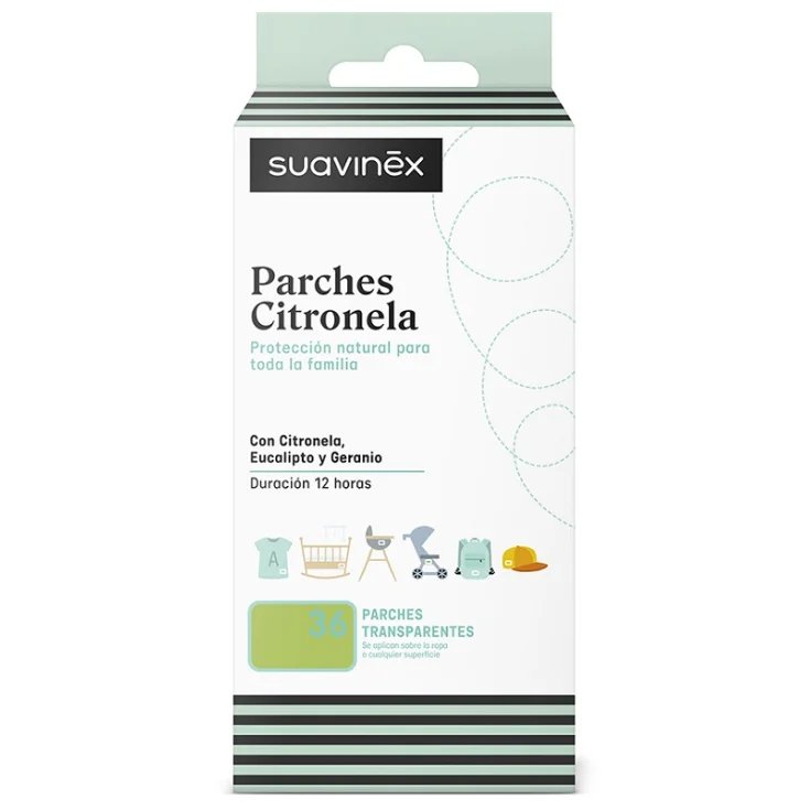 SUAVINEX PATCHES CITRONELLA36P