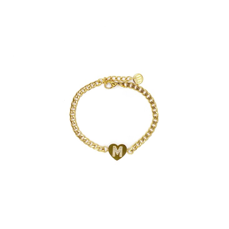 ABC BRACCIALE LETT M CAT ORO