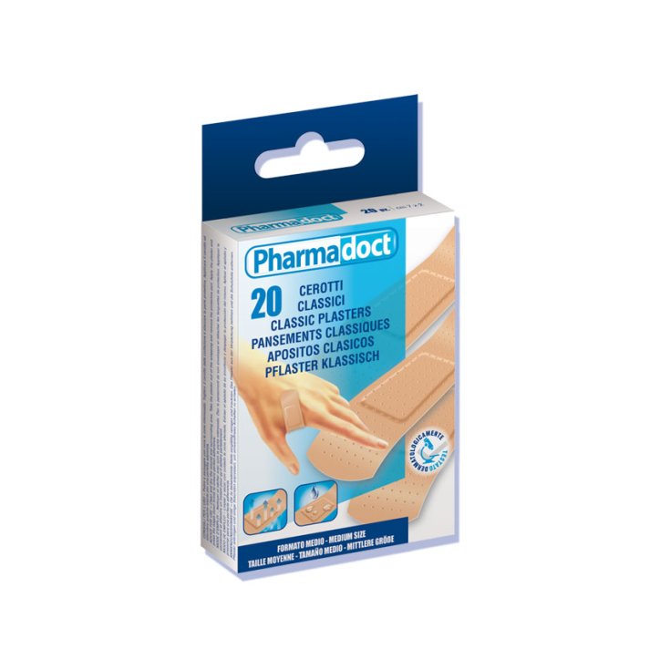 Cerotti Classici 7x2cm Pharmadoct 20 Pezzi