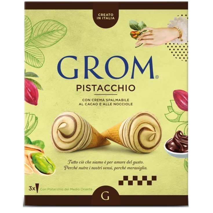 GROM CONO PISTACCHIO 3PZ