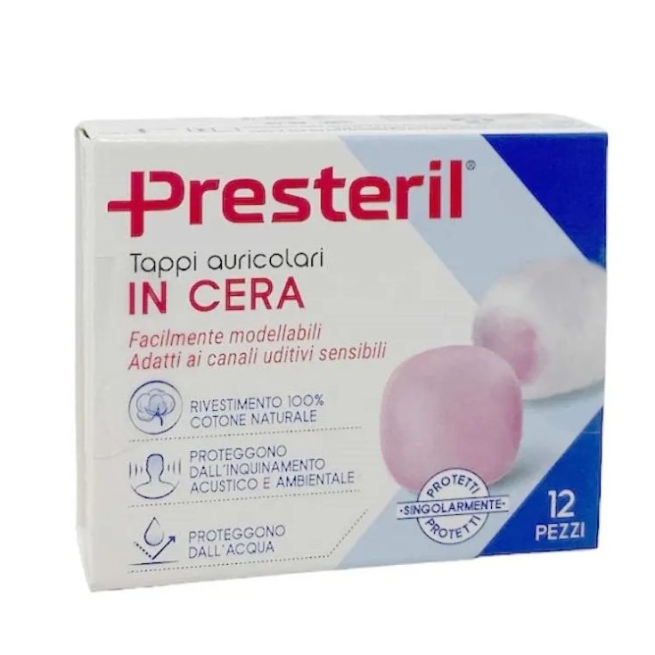 PRESTERIL TAPPI AURIC CERA 12P