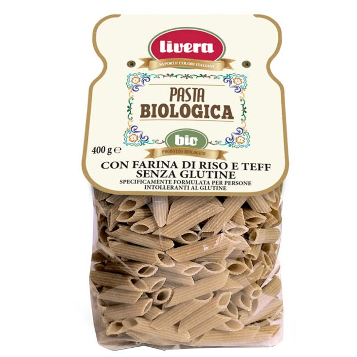 PENNE RIG BIO RISO TEFF 400G