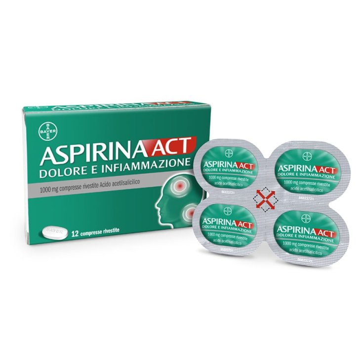 ASPIRINAACT DOL INF*12CPR 1G