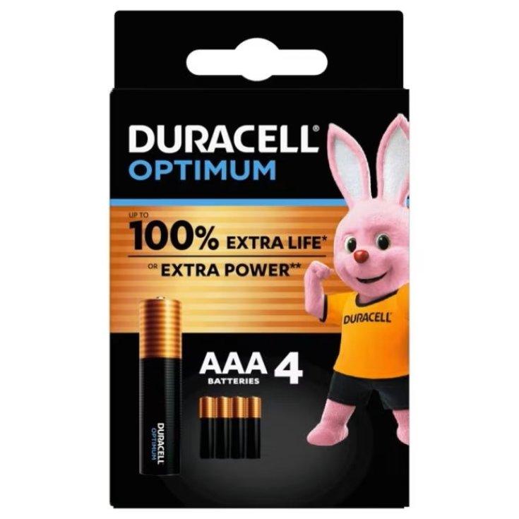 DURACELL OPTIMUM AAA B4 4PILE