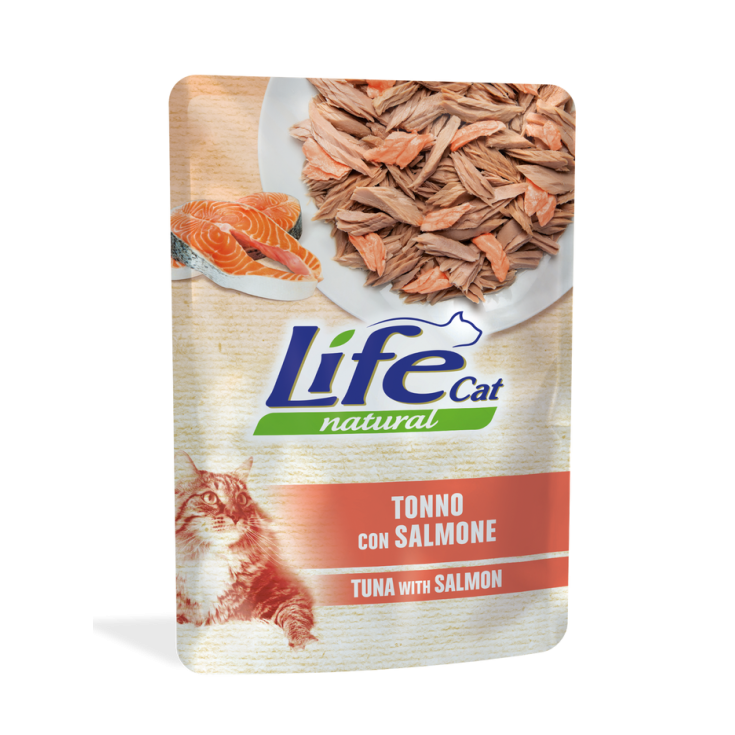 LIFECAT TONNO SALM 70G