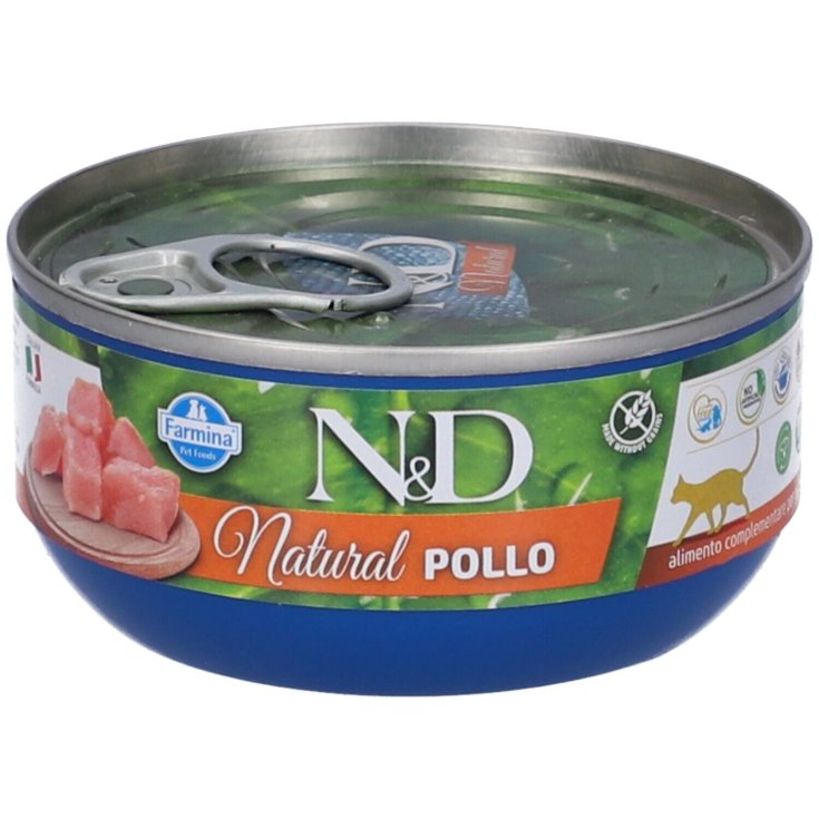N&D CAT NATURAL CHICKEN 70G