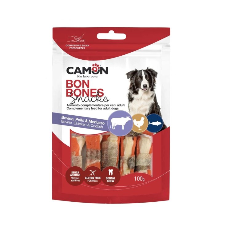 CHEWY STICKS POL MERL BOV 100G