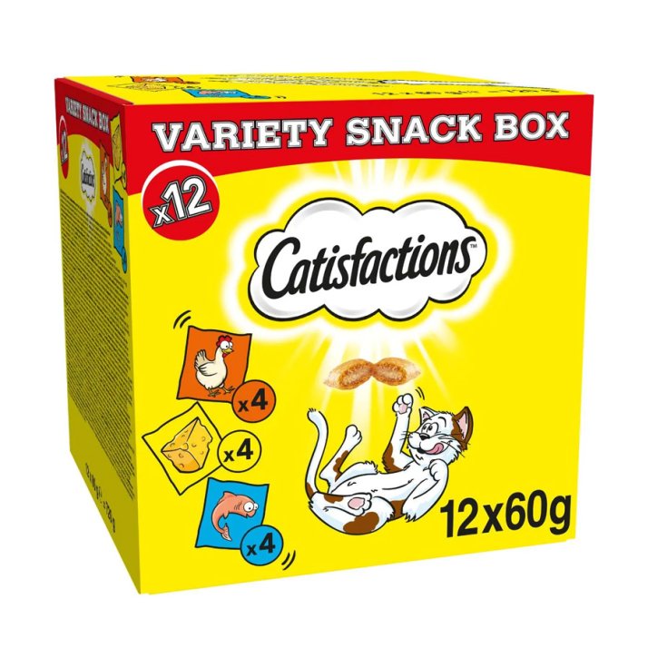 CATISFACTIONS VARIETY BOX 60G