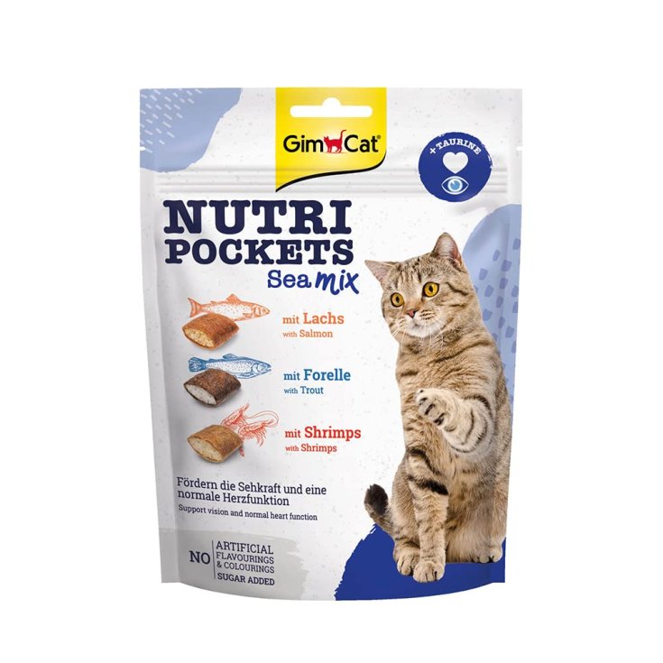 GIMCAT NUTRI POCKETS SEA MIX