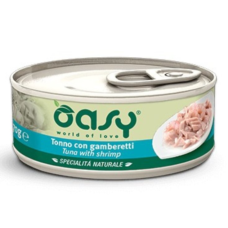 OASY WET CAT ML TONNO/GAMB 70G