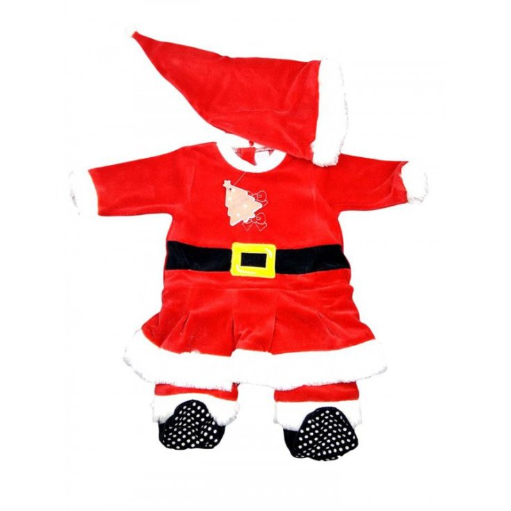 Tuta tutina vestito abito Babbo Natale c