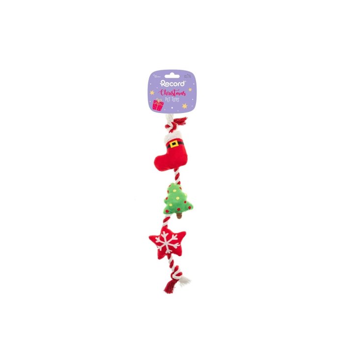 RECORD PELUCHE TRECCIA NATALE ASSORTITO