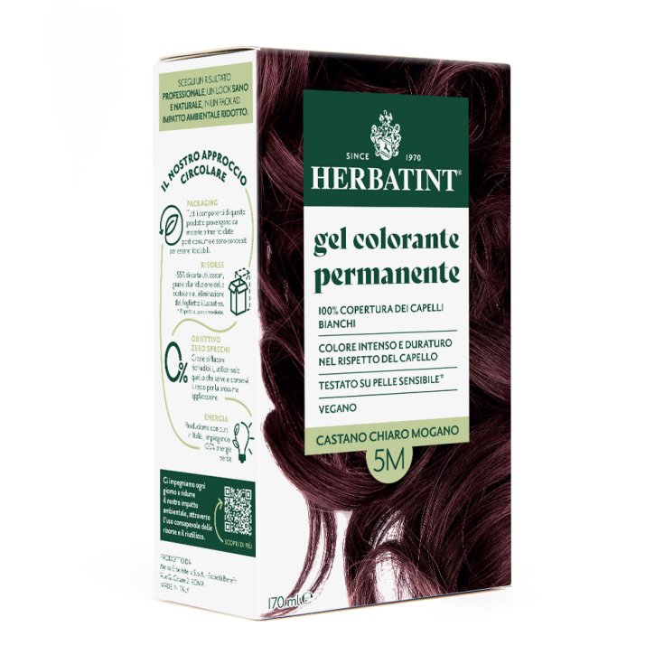 Gel Colorante 5M Castano Chiaro Mogano Herbatint