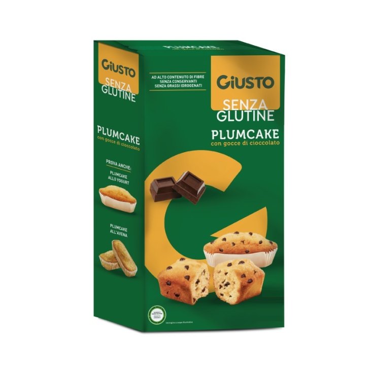 Plumcake con Gocce di Cioccolato Giusto 3 Pezzi