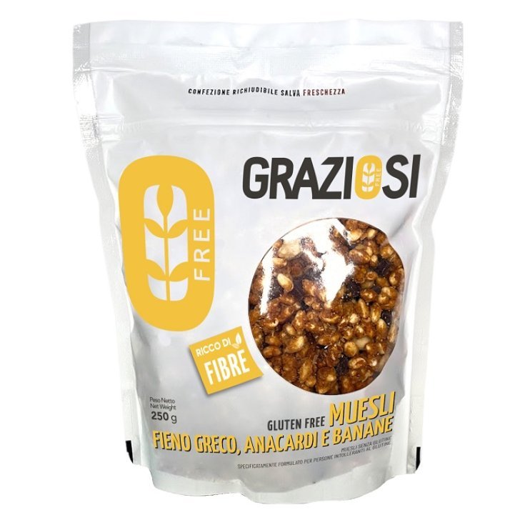 Muesli Fieno Greco Anacardi e Banane Graziosi 250g