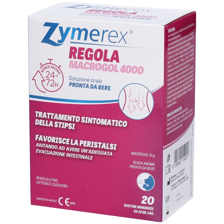 Zymerex Regola Macrogol 4000 Difar 20 Bustine