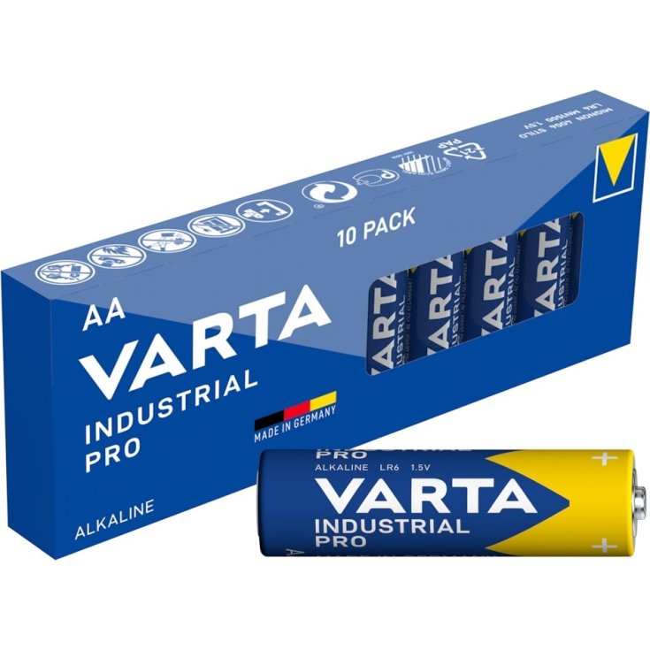 Batterie Alkaline AA Varta Industrial Pro 10 Pack