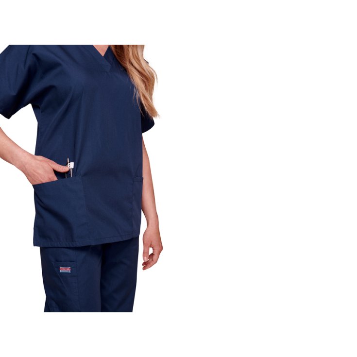 Casacca Scollo A V Cherokee Originals - Donna M - Blu GIMA