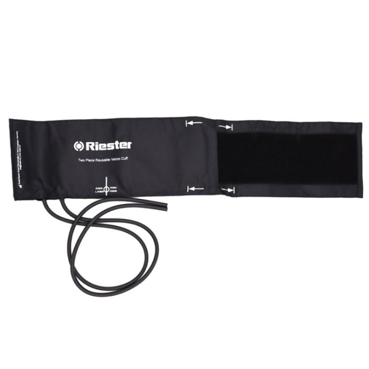 Bracciale 2 Tubi - Adulto Large Nero Riester