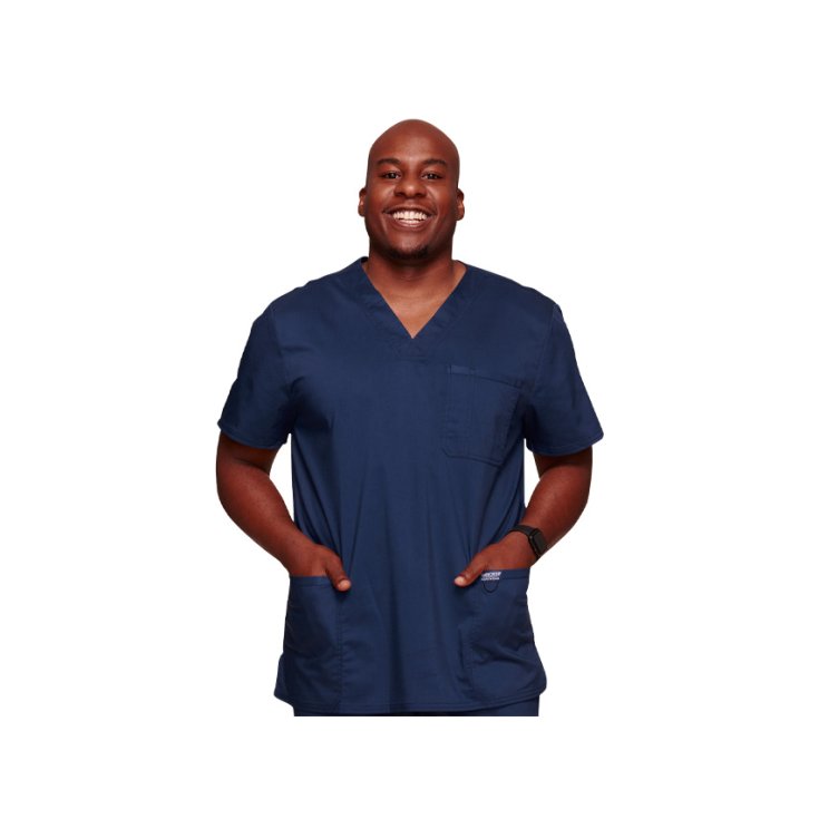 Casacca Scollo A V Cherokee Revolution - Uomo M - Blu GIMA