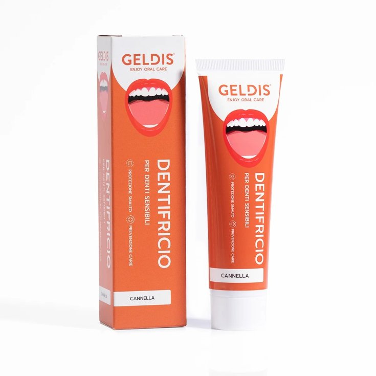 Dentifricio Denti Sensibili Cannella GELDIS 100ml
