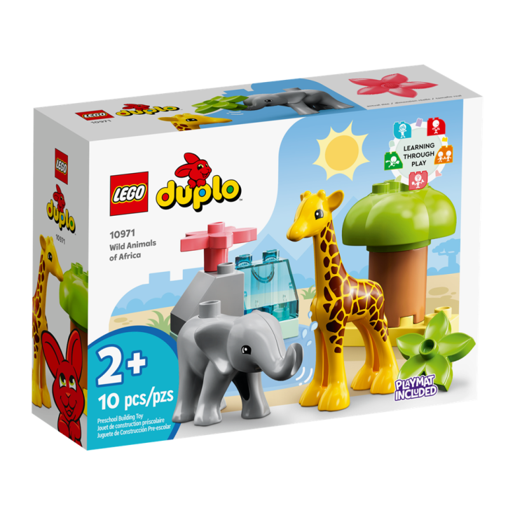 Animali Dell'Africa 10971 Lego&reg; Duplo 1x10 Pezzi
