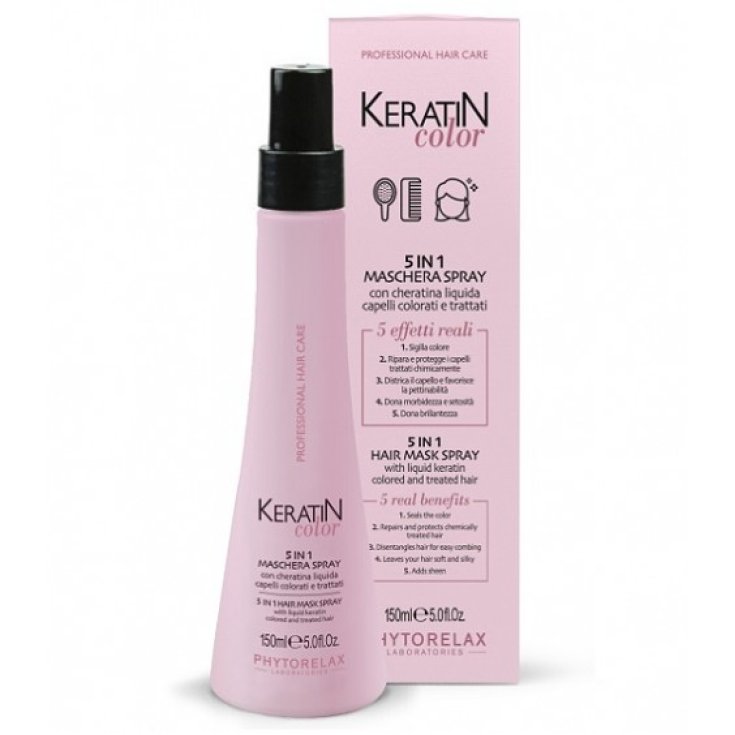 Keratin Color 5 In 1 Maschera Spray Phytorelax 150ml