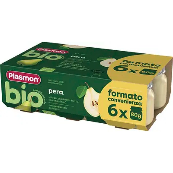 Omogeneizzato Biologico Pera Plasmon 6x80g