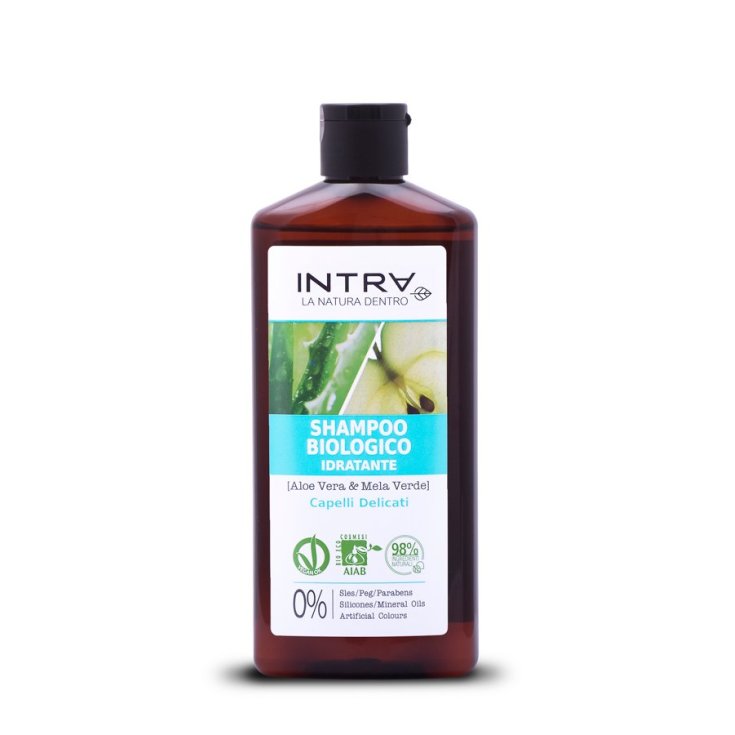 Shampoo Biologico Idratante Aloe Vera & Mela Verde Intra 250ml