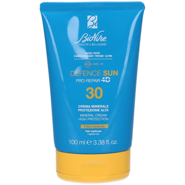 Defence Sun Spf30 Crema Minerale BioNike 100ml