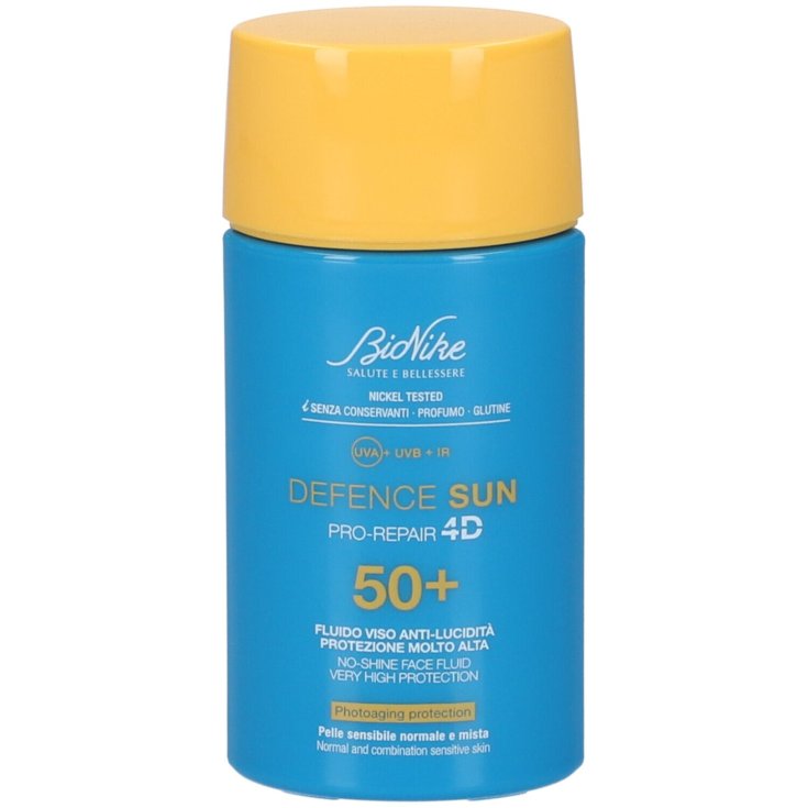 Defence Sun Spf50+ Fluido Viso Anti-Lucidit&agrave; BioNike 50ml