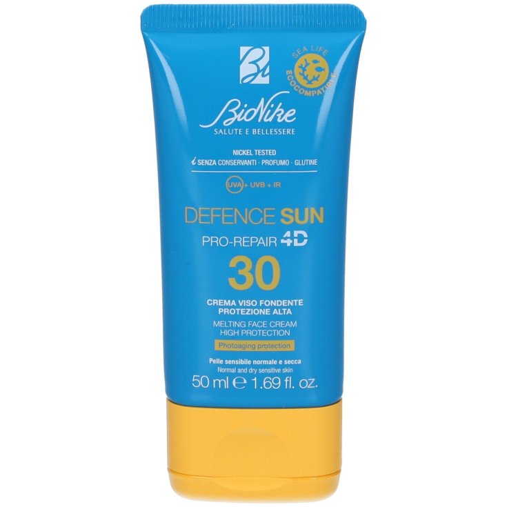Defence Sun Spf30 Crema Viso Fondente BioNike 50ml