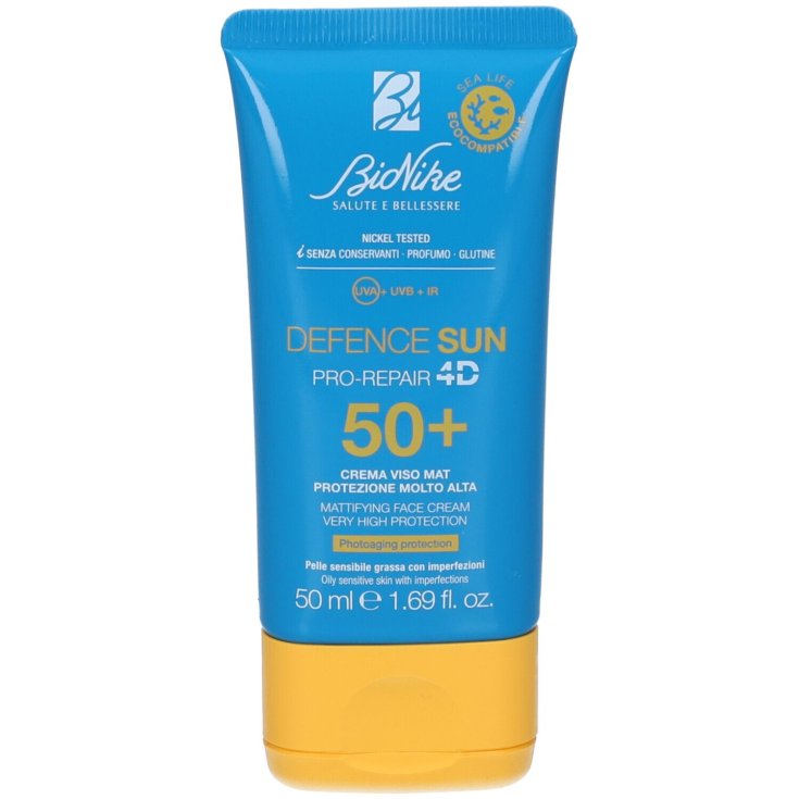 Defence Sun Spf50+ Crema Viso Mat BioNike 50ml