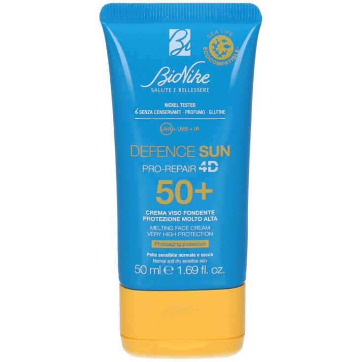 Defence Sun Spf50+ Crema Viso Fondente BioNike 50ml