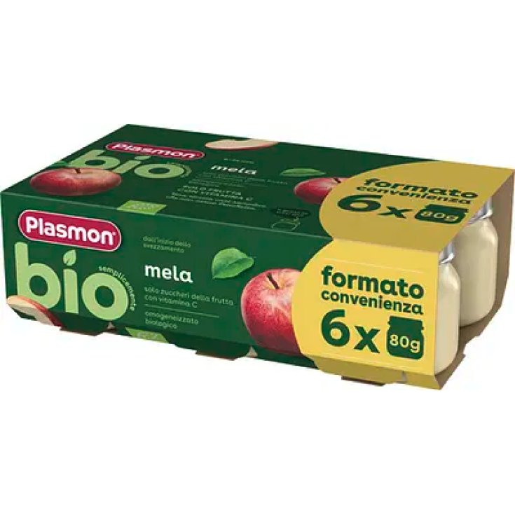 Omogeneizzato Biologico Mela Plasmon 6x80g