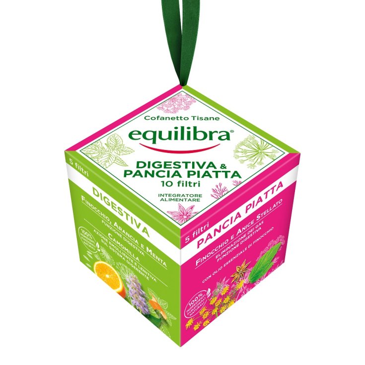 Cofanetto Tisane Digestiva & Pancia Piatta Equilibra 10 Filtri