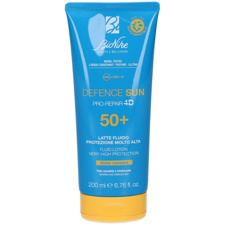 Defence Sun Spf50+ Latte Fluido BioNike 200ml