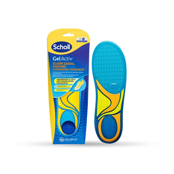Solette In Gel Gelactiv&reg; Scarpe Casual, Sneakers L (40-46.5) Scholl 1 Paio