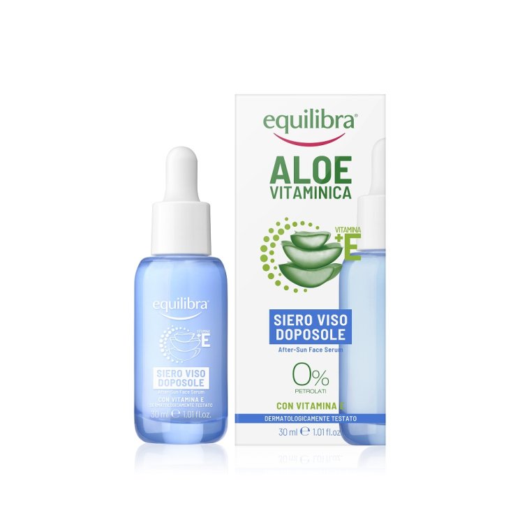 Aloe Vitaminica Siero Viso Doposole Equilibra 30ml
