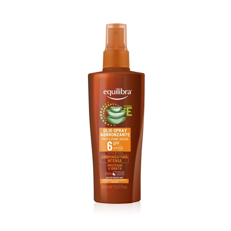 Olio Spray Abbronzante Spf6 Equilibra 150ml