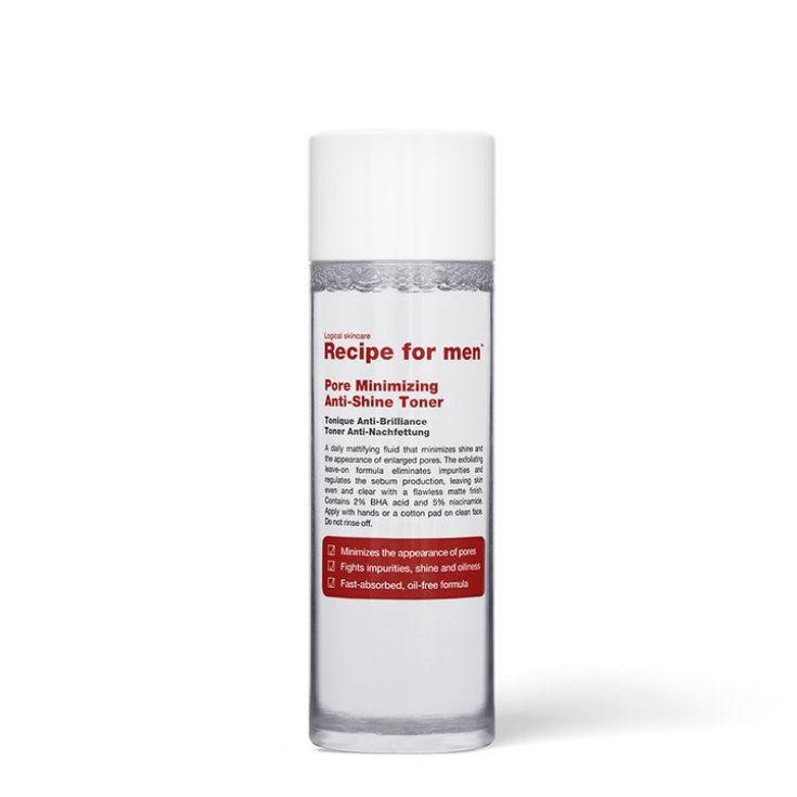 Pore Minimizing Anti-Shine Toner Recipe For Men 100ml