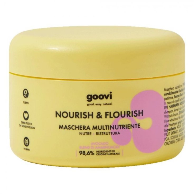 Maschera Capelli Multinutriente Nourish & Flourish goovi 200ml