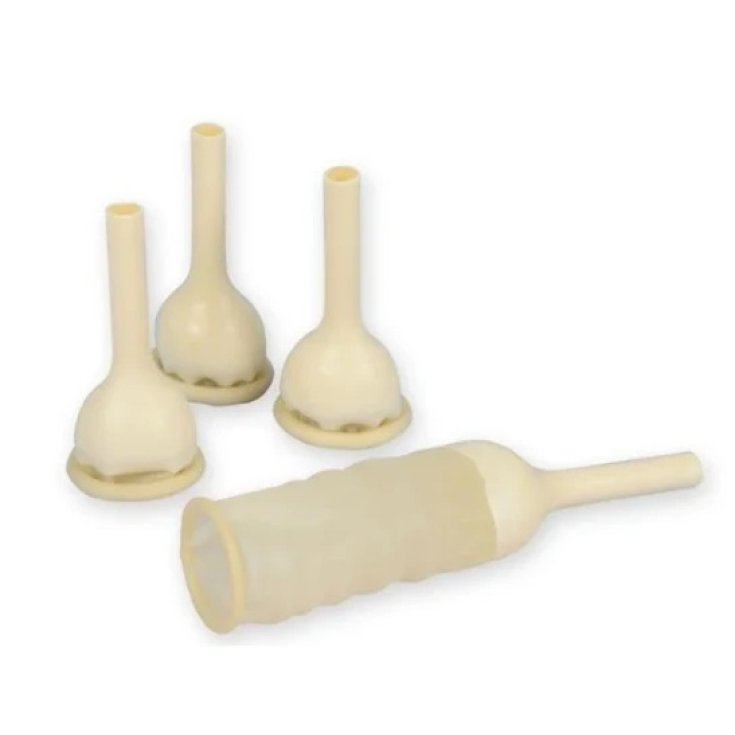 Catetere Esterno Uomo Securdrain Via' Penilat 40mm + Striscia Bi-adesiva Guaina 30 Pezzi