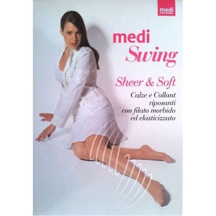 Gambaletto 70 Nero Tg.5 Sheer&Soft 2250 Medi Swing