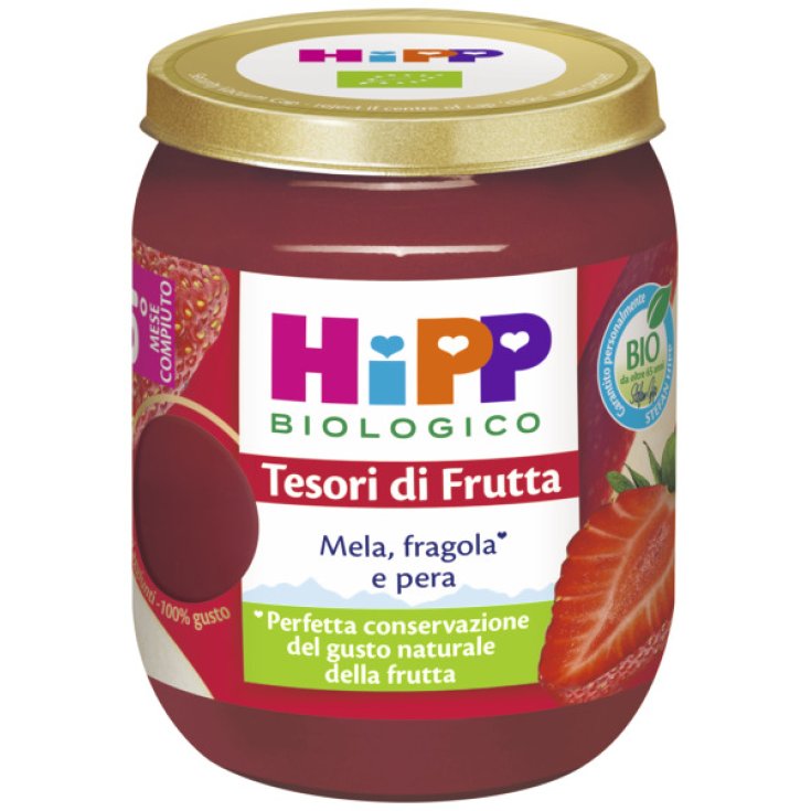 Tesori di Frutta &ndash; Mela/fragola/pera Hipp 160g