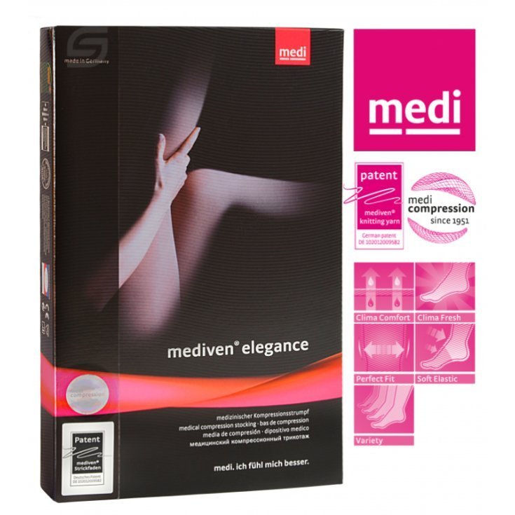 Collant K2 Nero Tg.2 Lungo Mediven Elegance 291