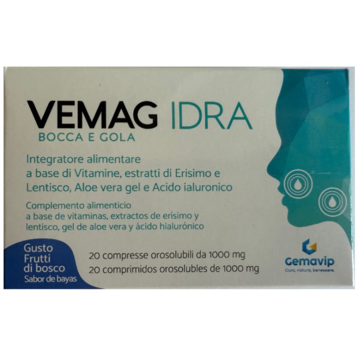 VEMAG IDRA Bocca e Gola Frutti di Bosco 20 Compresse